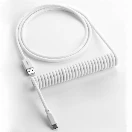 CableMod Classic Coiled Keyboard Cable USB A to USB Type C 150cm - Glacier White