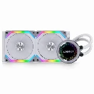 Lian-Li GALAHAD AIO SL 240mm High Performance RGB CPU Water Cooler - White