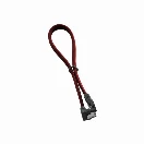 CableMod ModMesh Right Angle SATA 3 Cable 30cm - Burgundy