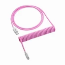 CableMod Classic Coiled Keyboard Cable USB A to USB Type C 150cm - Strawberry Cr