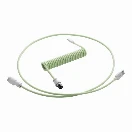 CableMod Pro Coiled Keyboard Cable USB A to USB Type C 150cm - Lime Sorbet