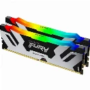 Kingston Fury Renegade Silver RGB KF564C32RSAK2-32 32GB (16GB x2) DDR5 6400MT/s Non ECC DIMM