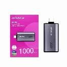 ADATA SC750 (SC750-1000G-CCBK) 1TB USB-C Portable SSD USB 3.2 Gen 2 Up to 1000 MB/s Black Titanium Compatible with Windows