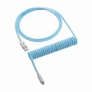 CableMod Classic Coiled Keyboard Cable USB A to USB Type C 150cm - Blueberry Che