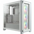 CORSAIR 4000X RGB WHITE MID CASE