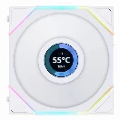 Lian Li UNI FAN TL LCD 120mm Reverse -  White