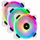 CORSAIR LL 120 RGB 120MM PWM WHITE 3PK  