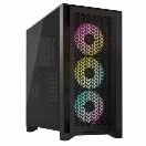 CORSAIR ICUE 4000D RGB BLACK MID CASE   