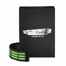 CableMod PRO ModMesh C-Series RMi  RMx Cable Kit - Black/Light Green (Black Labe