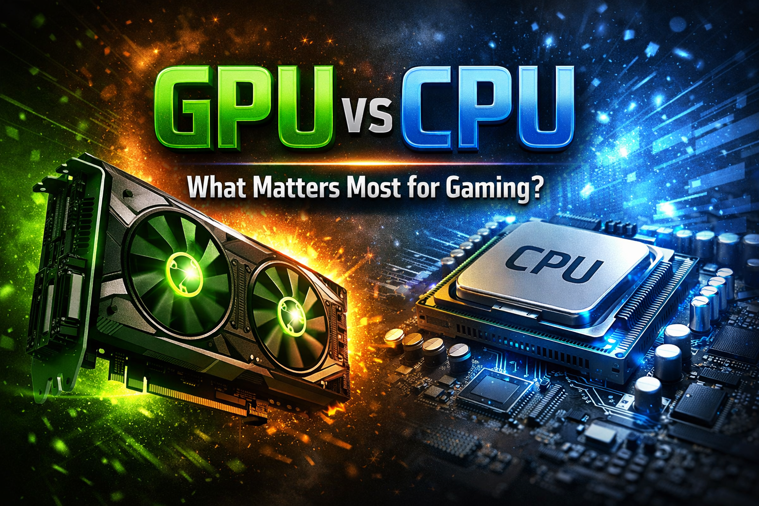 GPU vs CPU for Gaming: What Actually Matters in Real Games